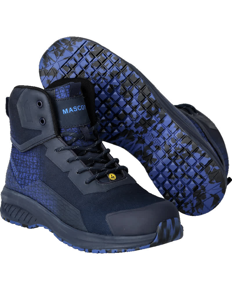 Mascot sicherheitsstiefel S3S Accelerate Footwear accelerate Schwarzblau/Azurblau