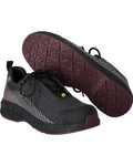 Mascot Sicherheitshalbschuh S1PS Customized Footwear customized Anthrazitgrau/Bordeaux