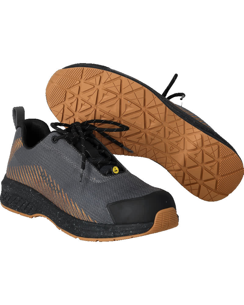 Mascot Sicherheitshalbschuh S1PS Customized Footwear customized Anthrazitgrau/Nussbraun