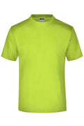 James & Nicholson Rundhals T-Shirt acid-yellow
