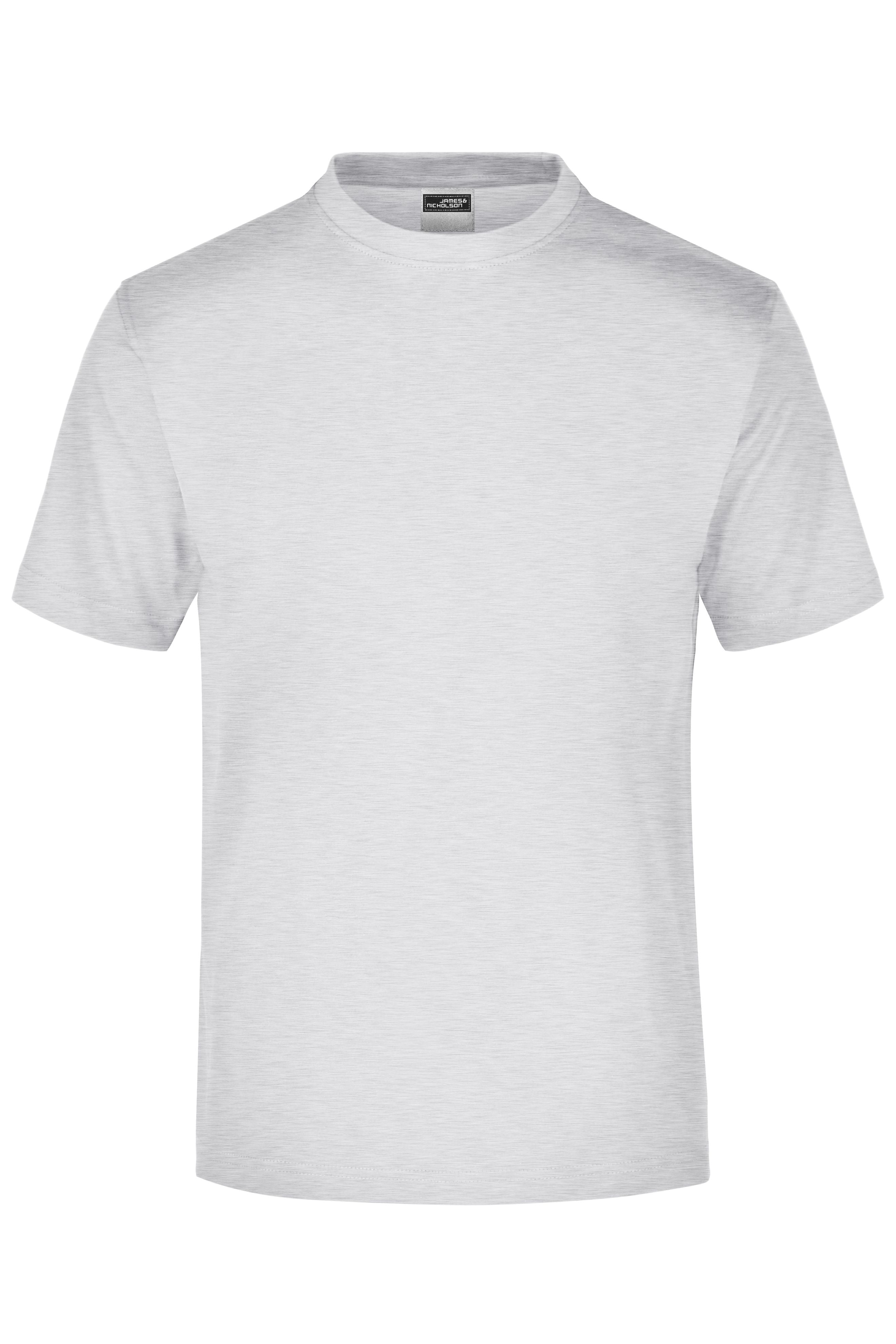 James & Nicholson Rundhals T-Shirt ash