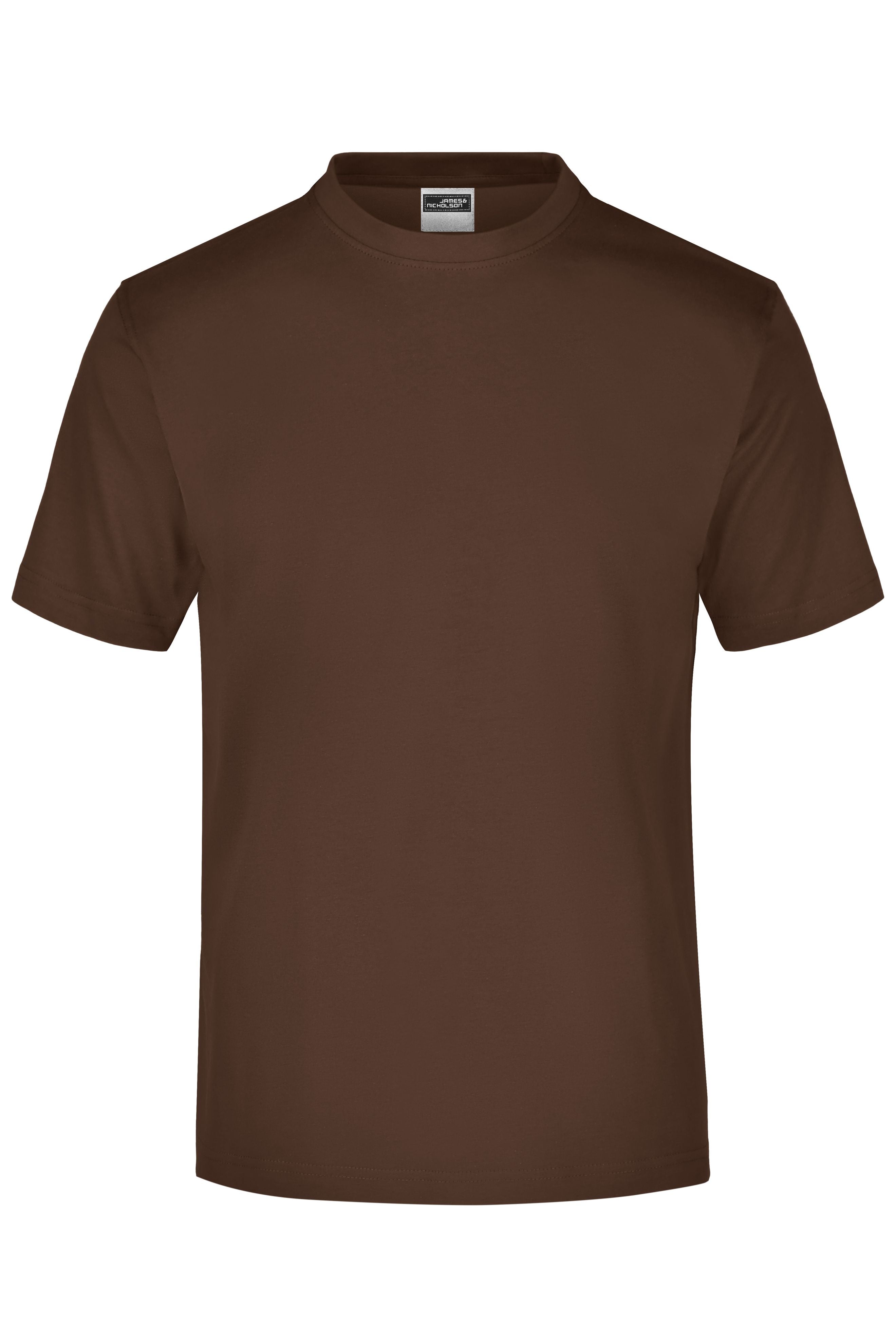 James & Nicholson Rundhals T-Shirt brown
