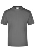 James & Nicholson Rundhals T-Shirt dark-grey