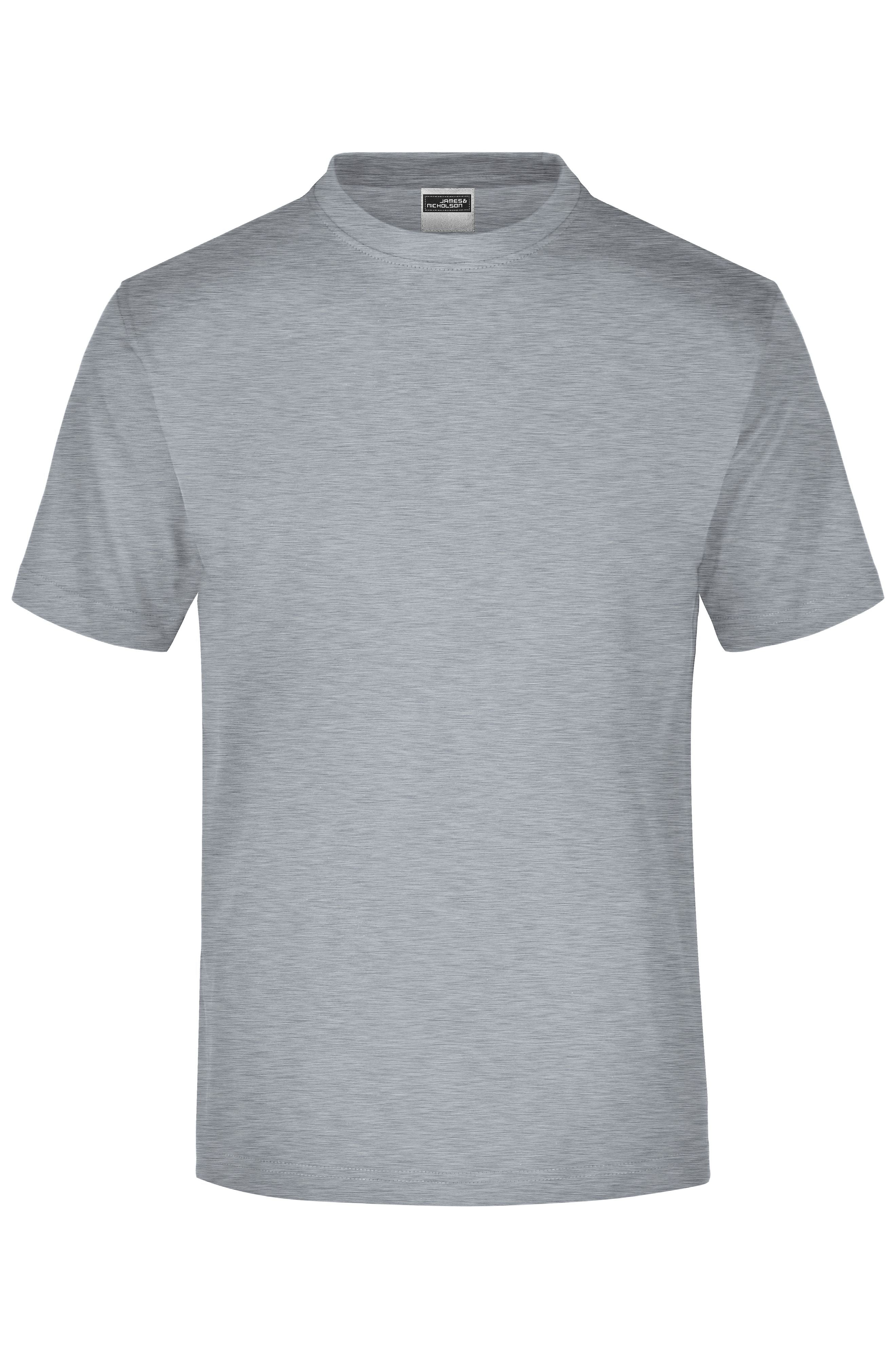 James & Nicholson Rundhals T-Shirt grey-heather