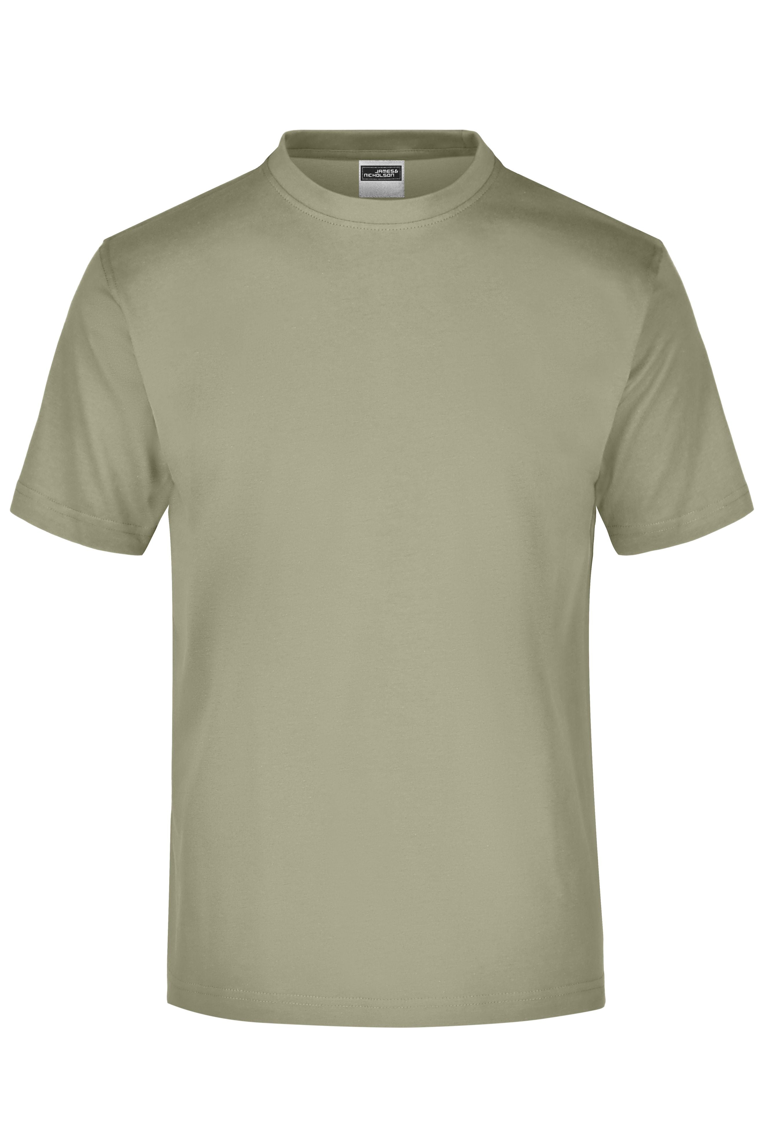James & Nicholson Rundhals T-Shirt khaki