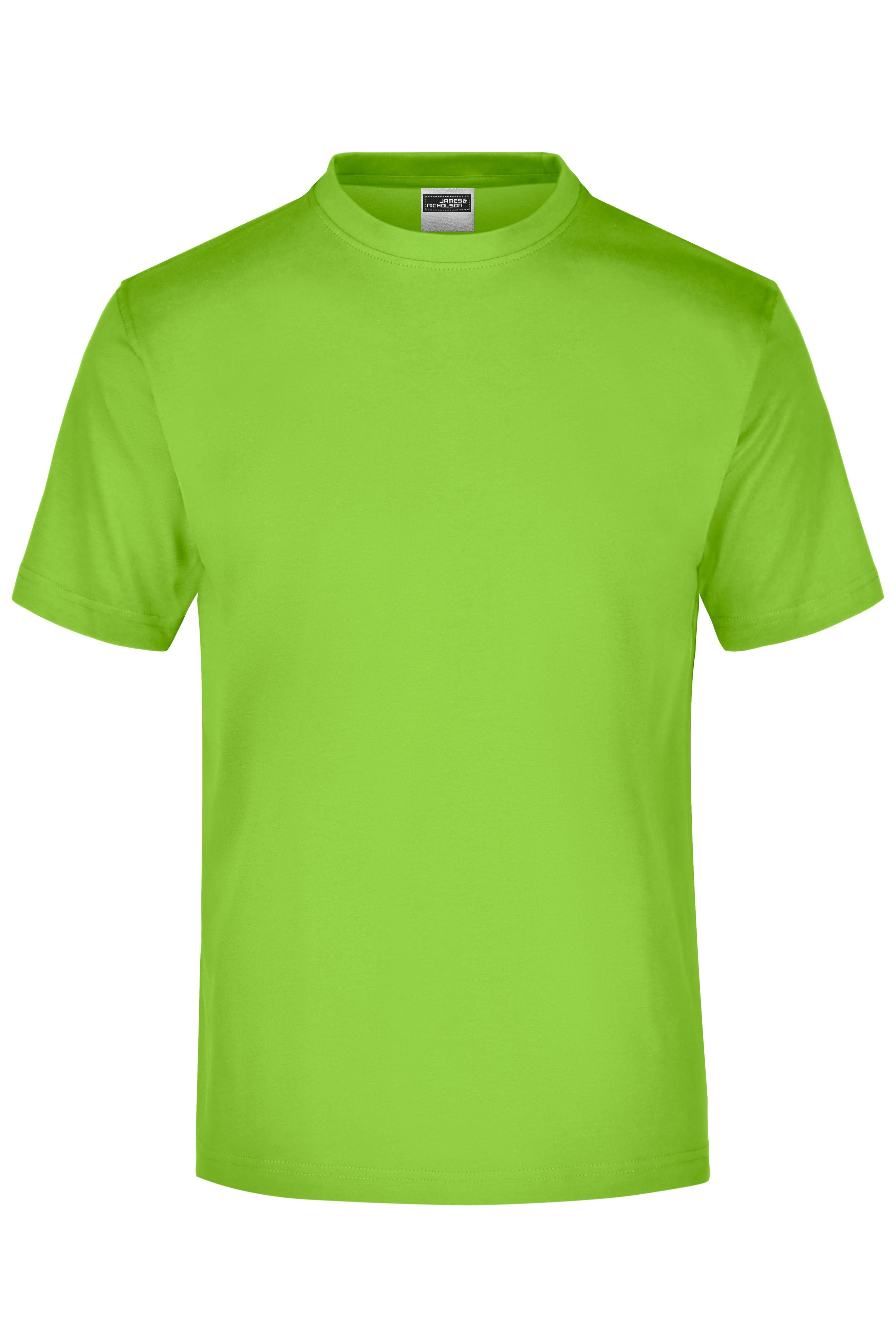 James & Nicholson Rundhals T-Shirt lime-green