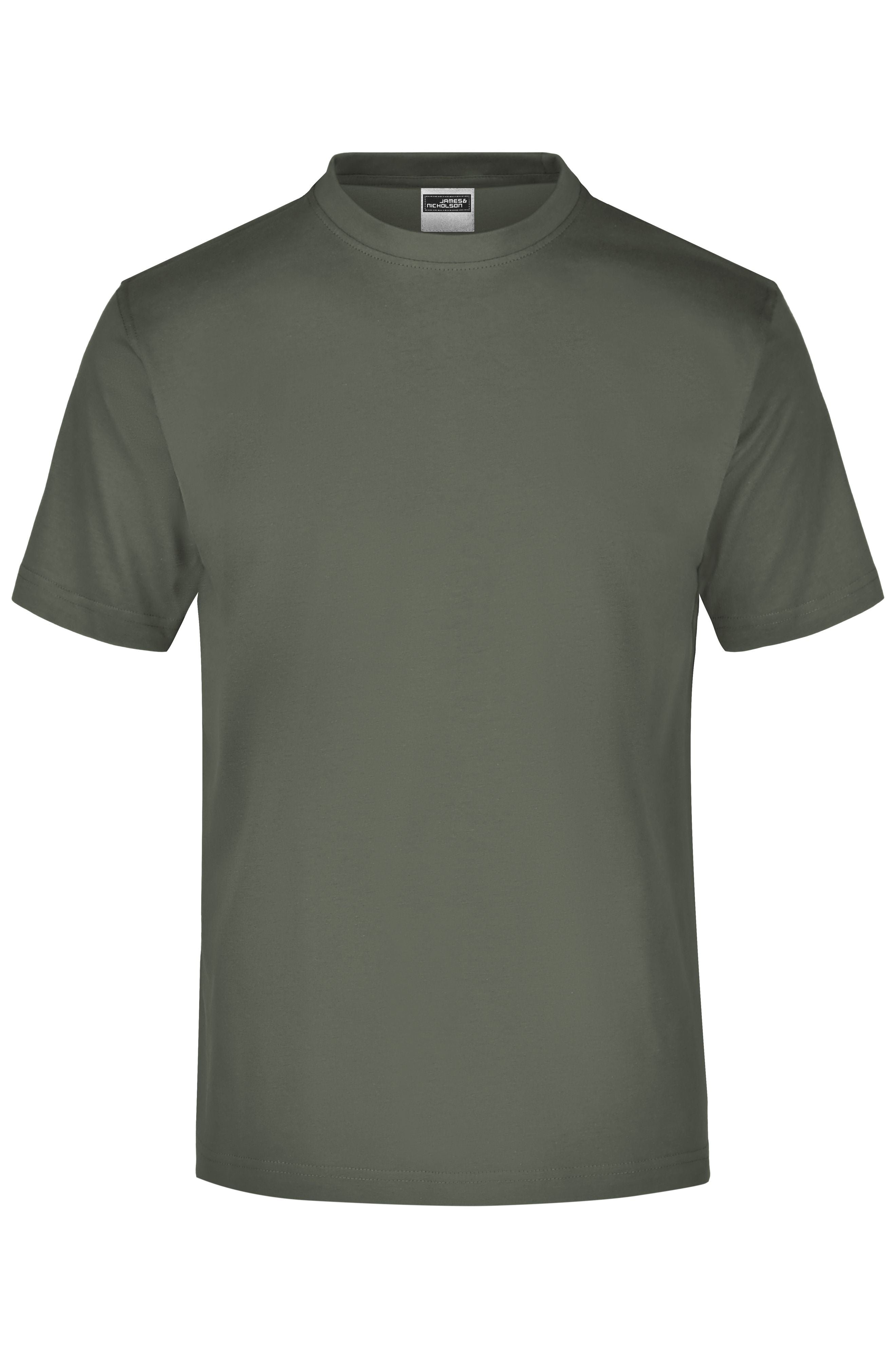 James & Nicholson Rundhals T-Shirt olive