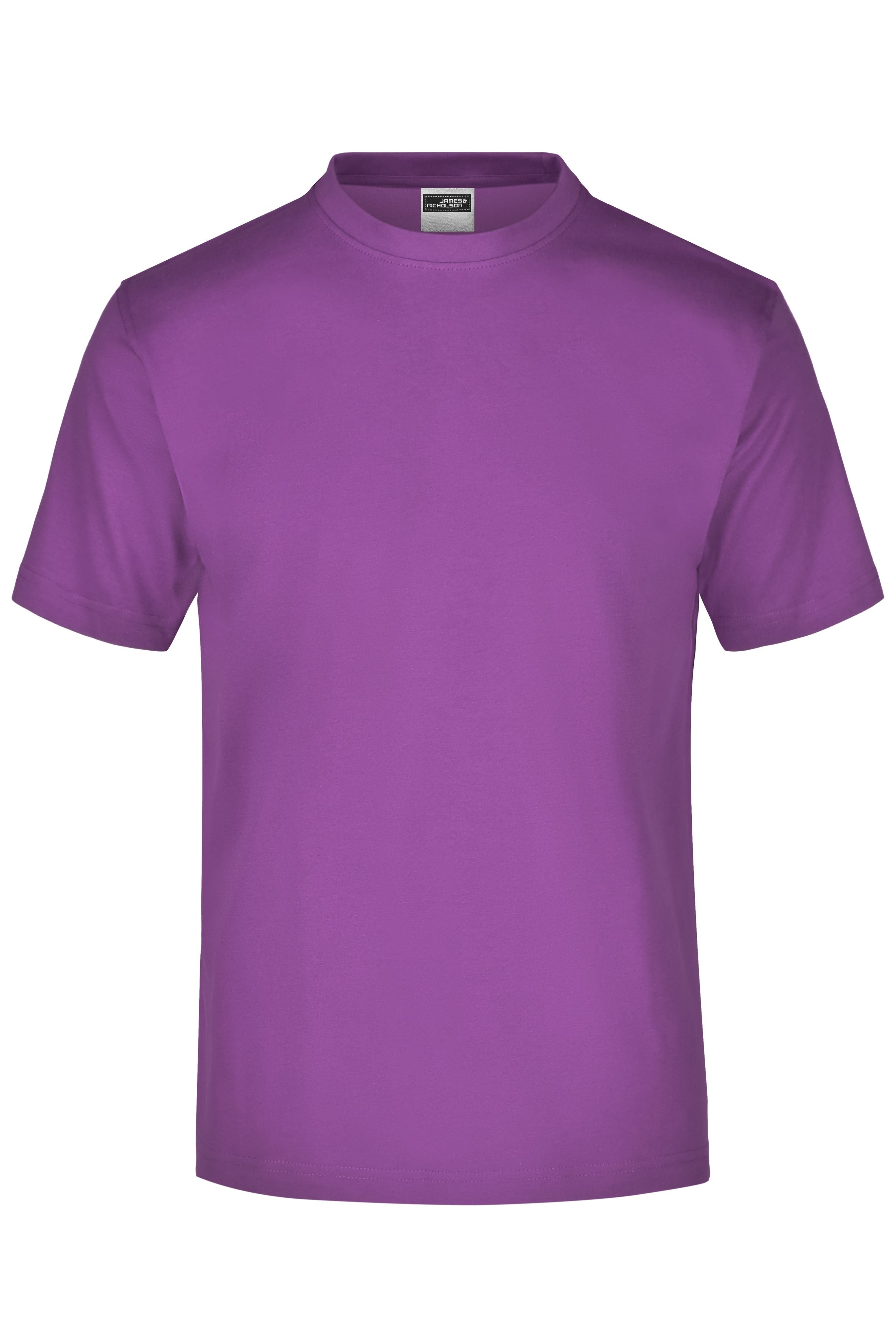 James & Nicholson Rundhals T-Shirt purple
