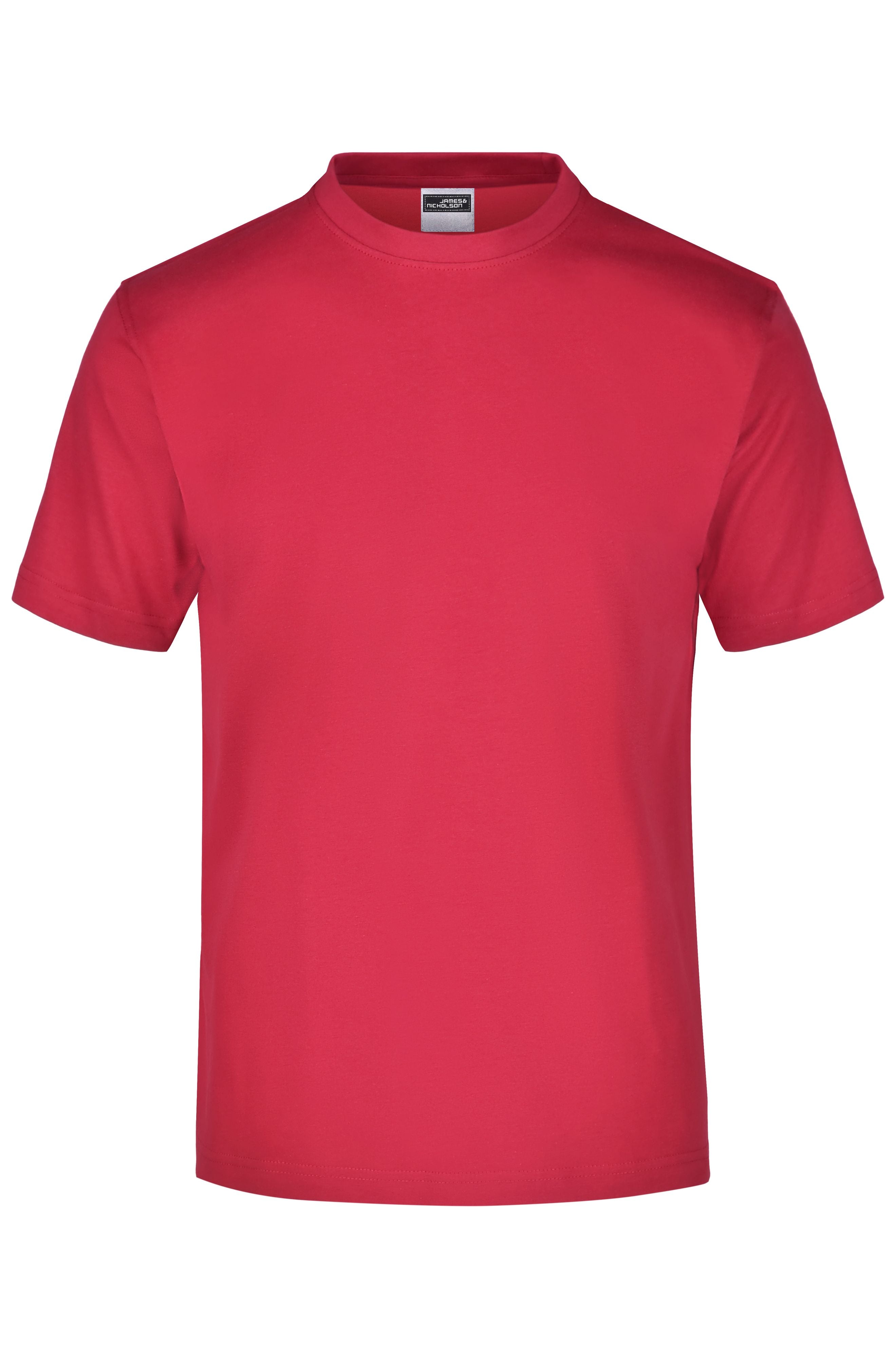 James & Nicholson Rundhals T-Shirt red