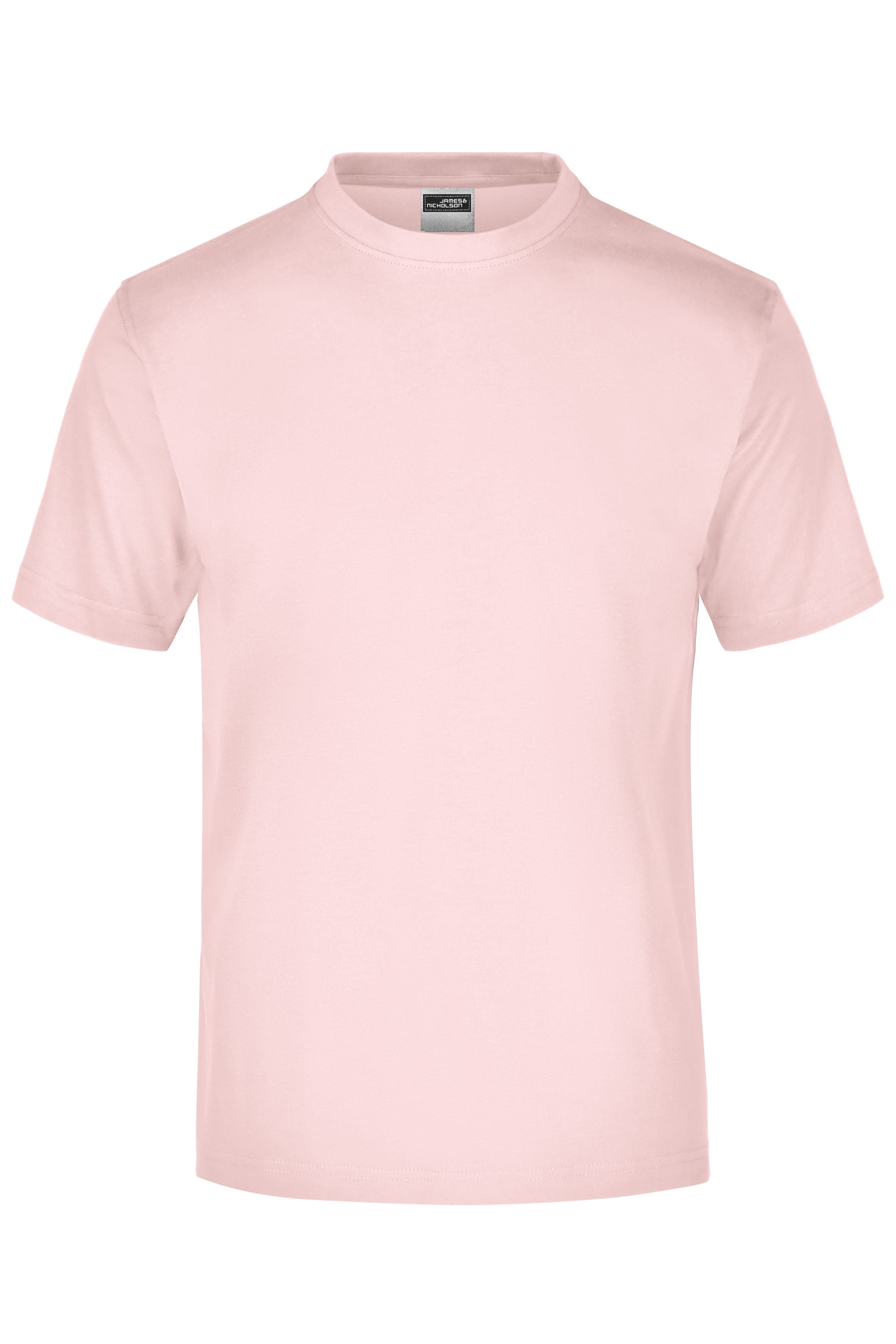 James & Nicholson Rundhals T-Shirt rose