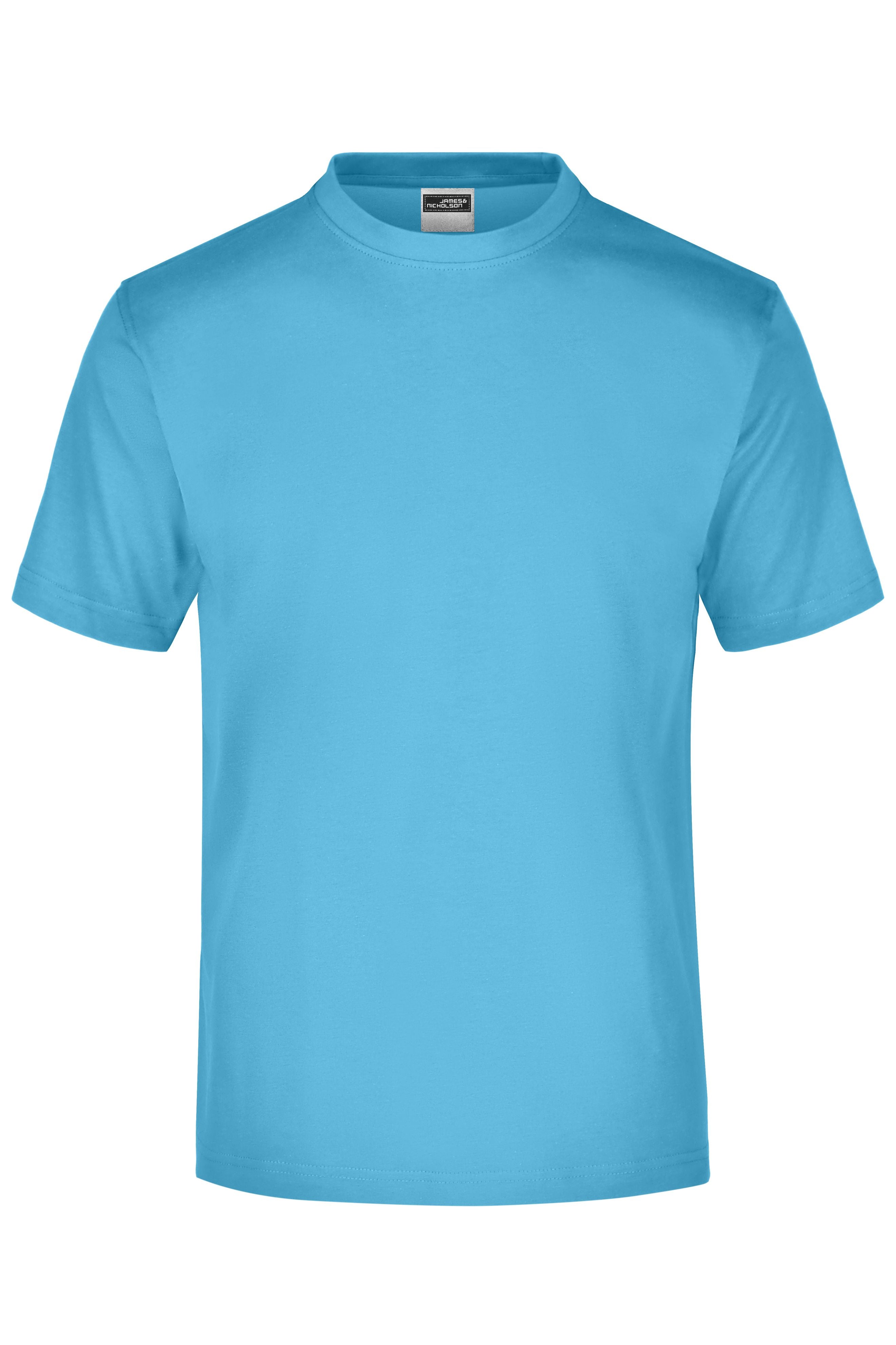 James & Nicholson Rundhals T-Shirt sky-blue