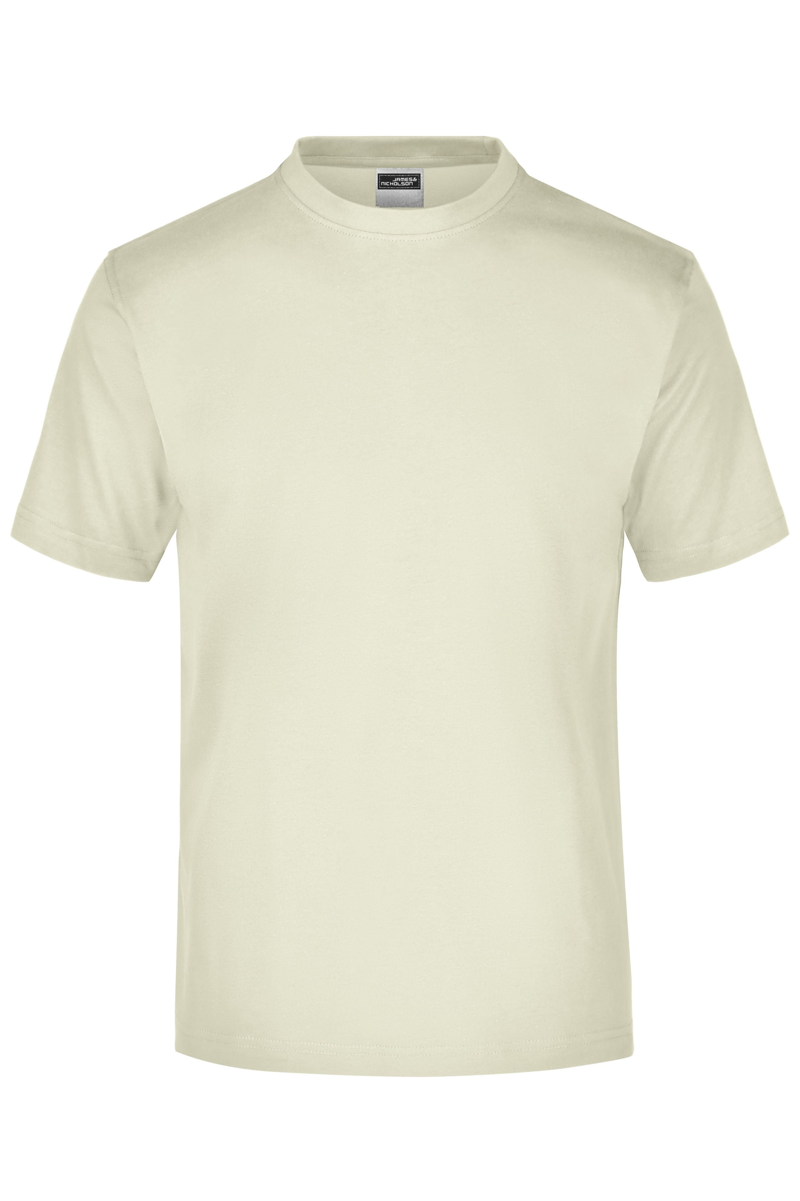 James & Nicholson Rundhals T-Shirt stone