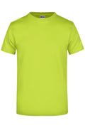 James & Nicholson Hochwertiges T-Shirt mit Rundhals acid-yellow