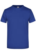 James & Nicholson Hochwertiges T-Shirt mit Rundhals dark-royal