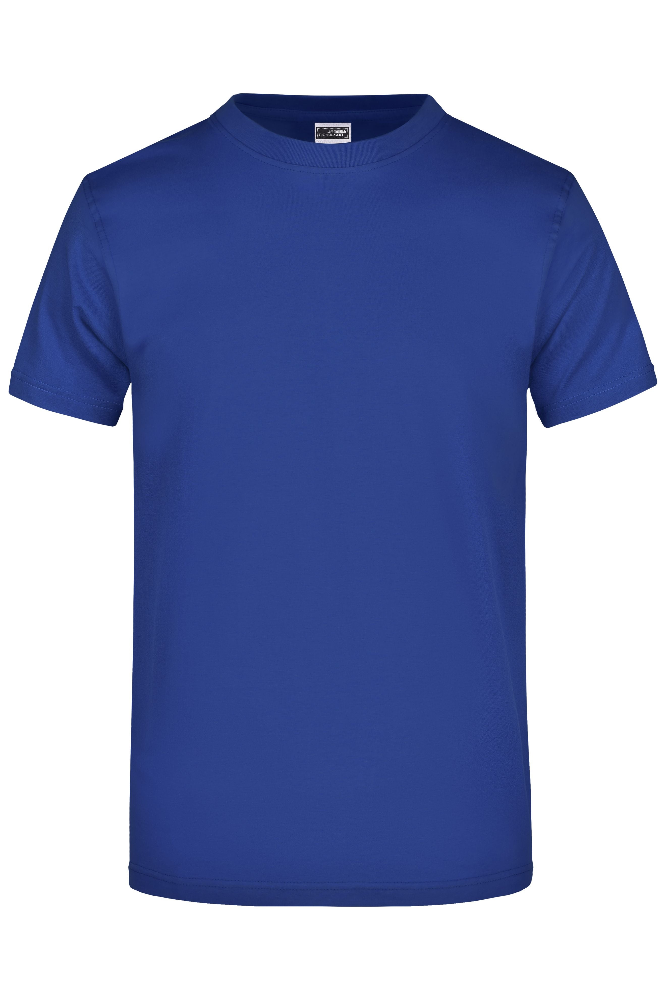 James & Nicholson Hochwertiges T-Shirt mit Rundhals dark-royal