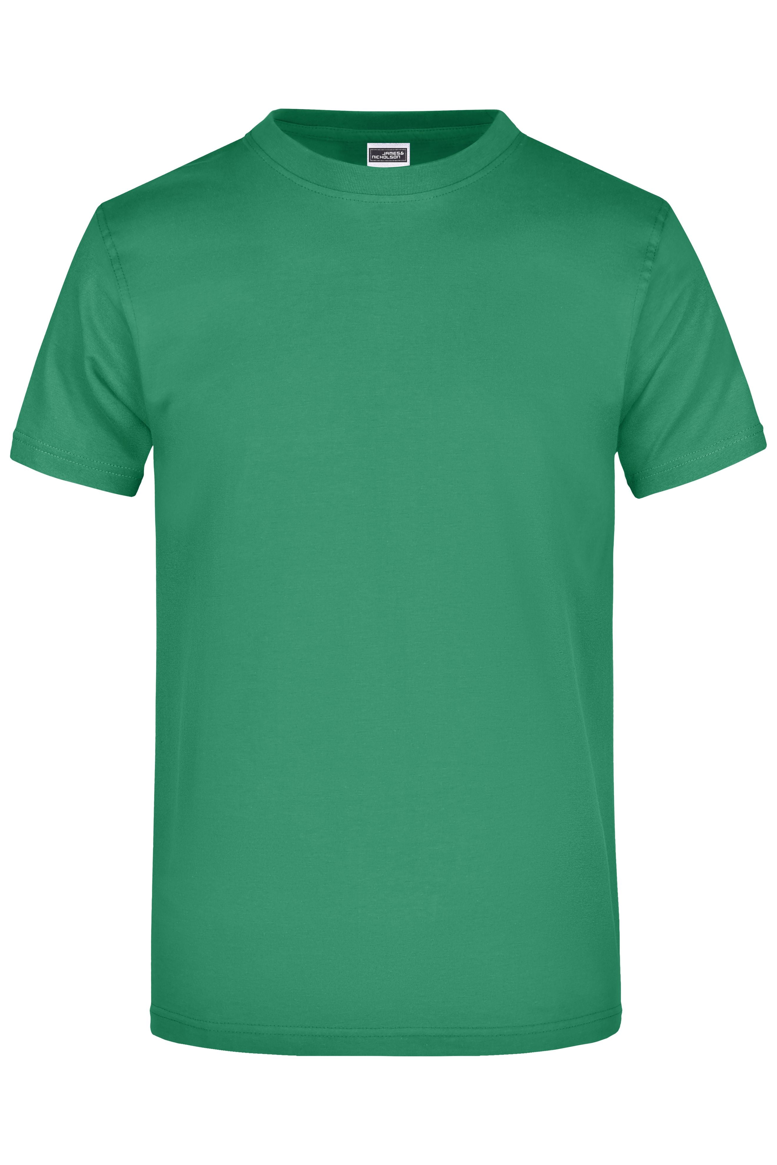 James & Nicholson Hochwertiges T-Shirt mit Rundhals irish-green