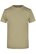 James & Nicholson Hochwertiges T-Shirt mit Rundhals khaki