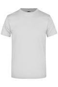 James & Nicholson Hochwertiges T-Shirt mit Rundhals light-grey