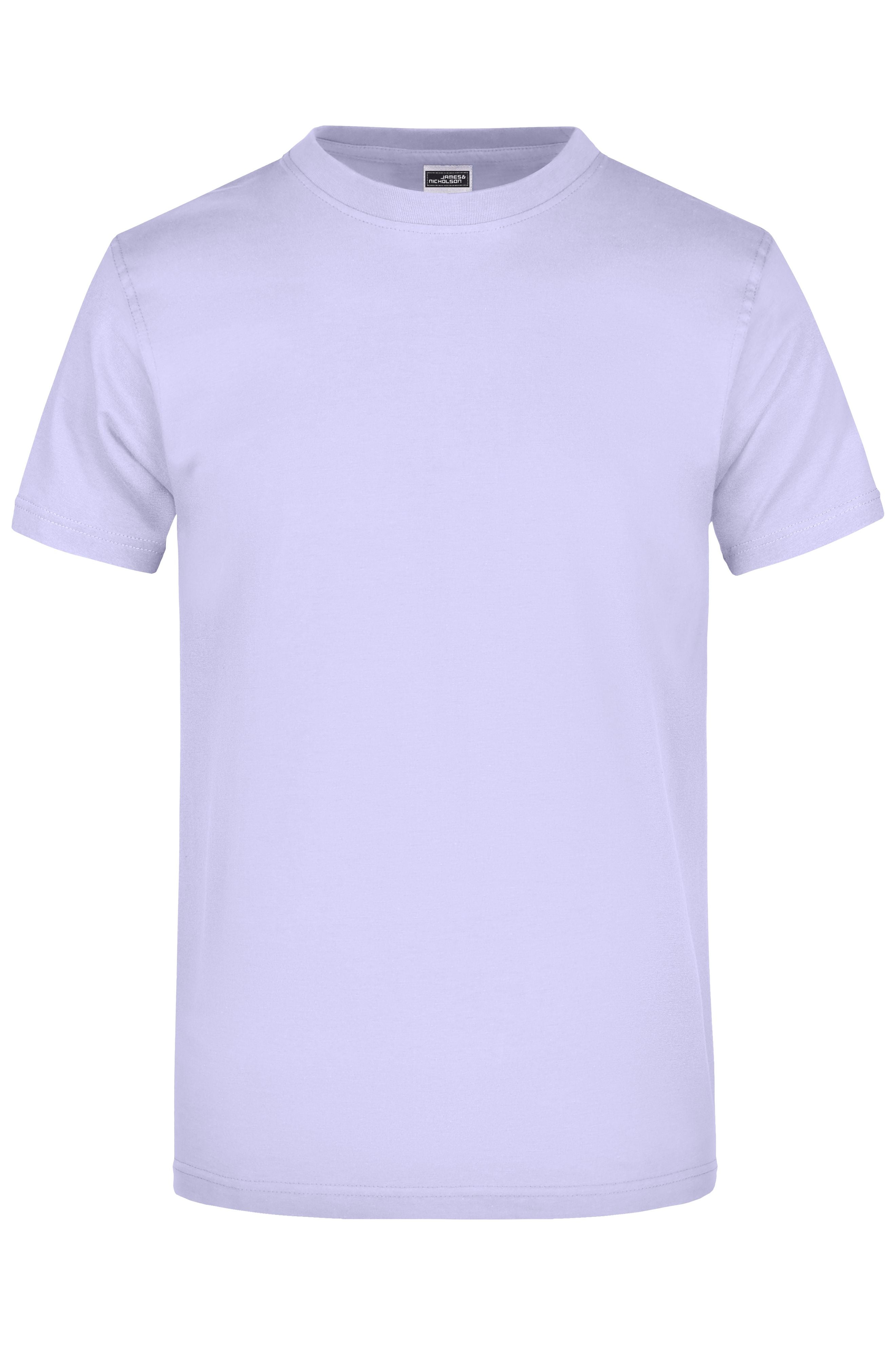 James & Nicholson Hochwertiges T-Shirt mit Rundhals lilac