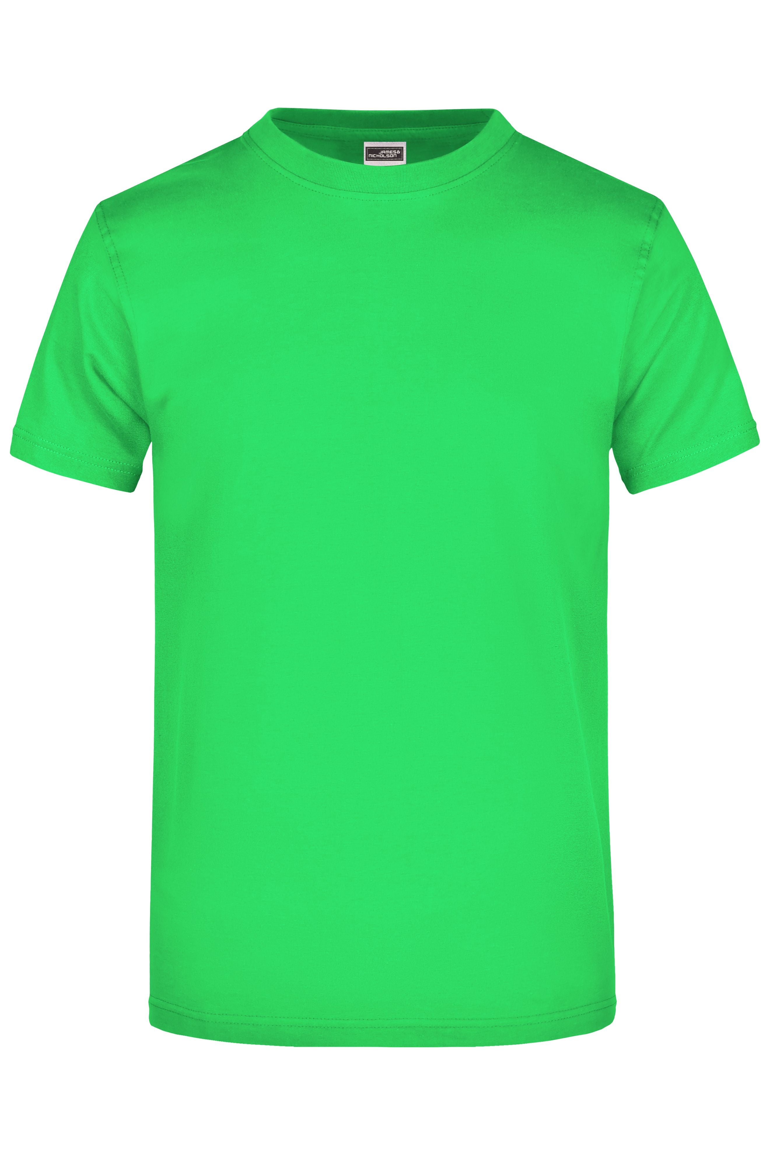 James & Nicholson Hochwertiges T-Shirt mit Rundhals lime-green
