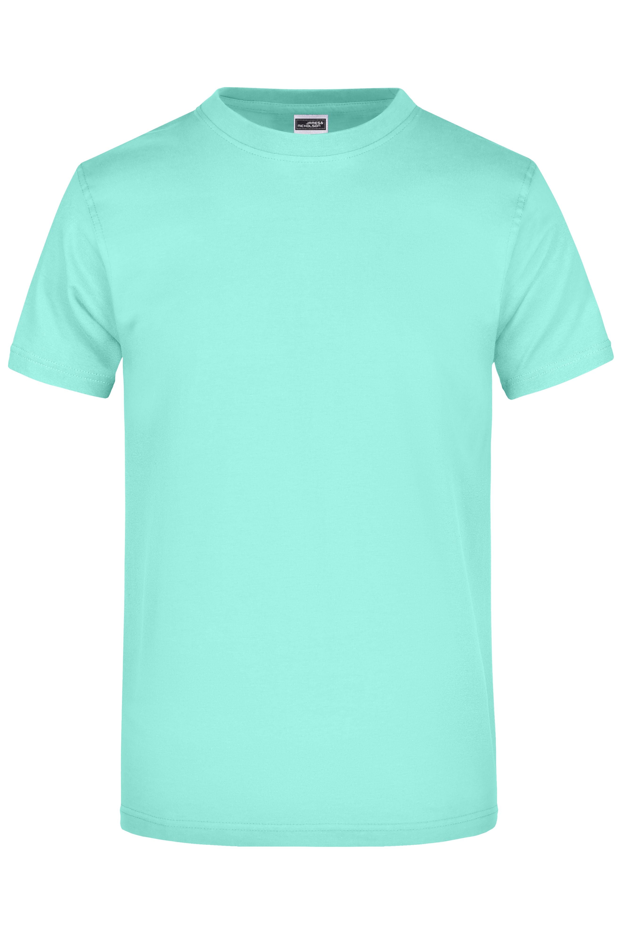 James & Nicholson Hochwertiges T-Shirt mit Rundhals mint
