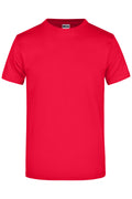 James & Nicholson Hochwertiges T-Shirt mit Rundhals red