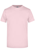 James & Nicholson Hochwertiges T-Shirt mit Rundhals rose