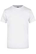 James & Nicholson Hochwertiges T-Shirt mit Rundhals white