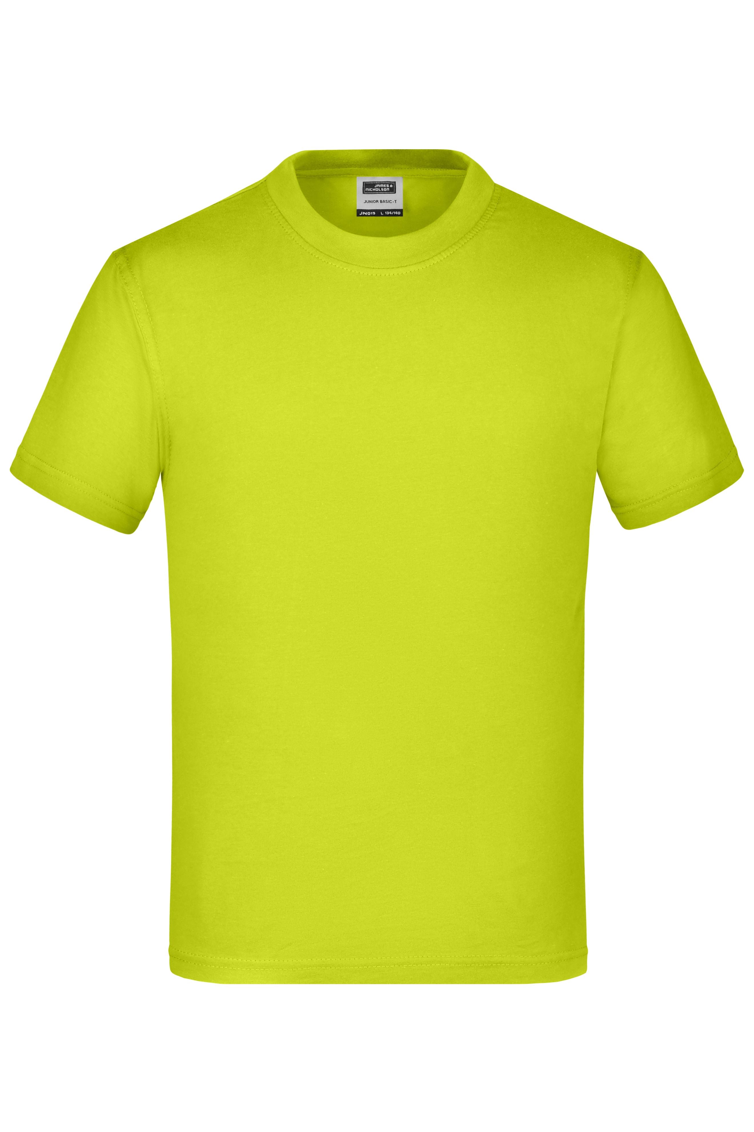 James & Nicholson Kinder T-Shirt acid-yellow