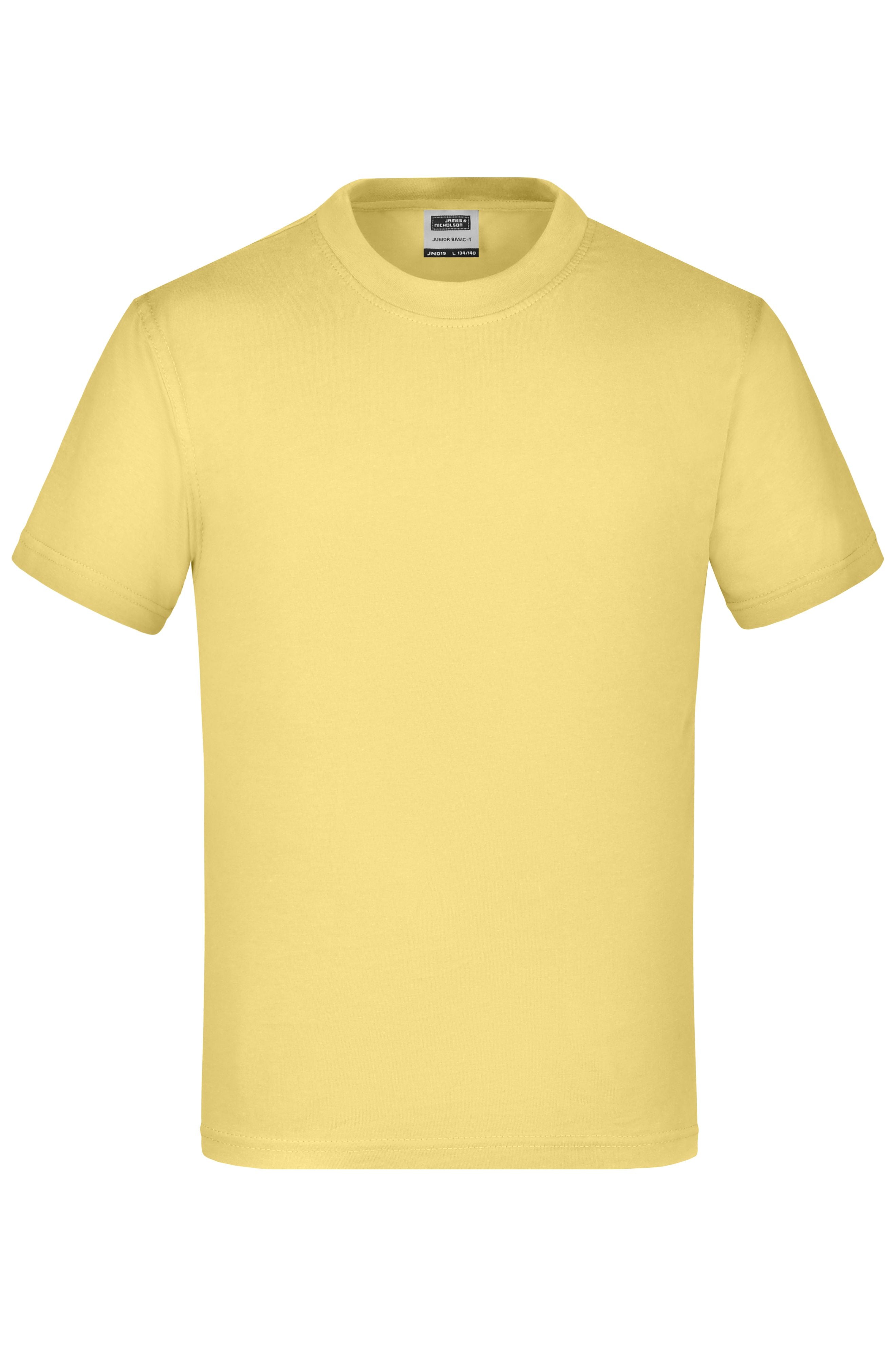 James & Nicholson Kinder T-Shirt light-yellow