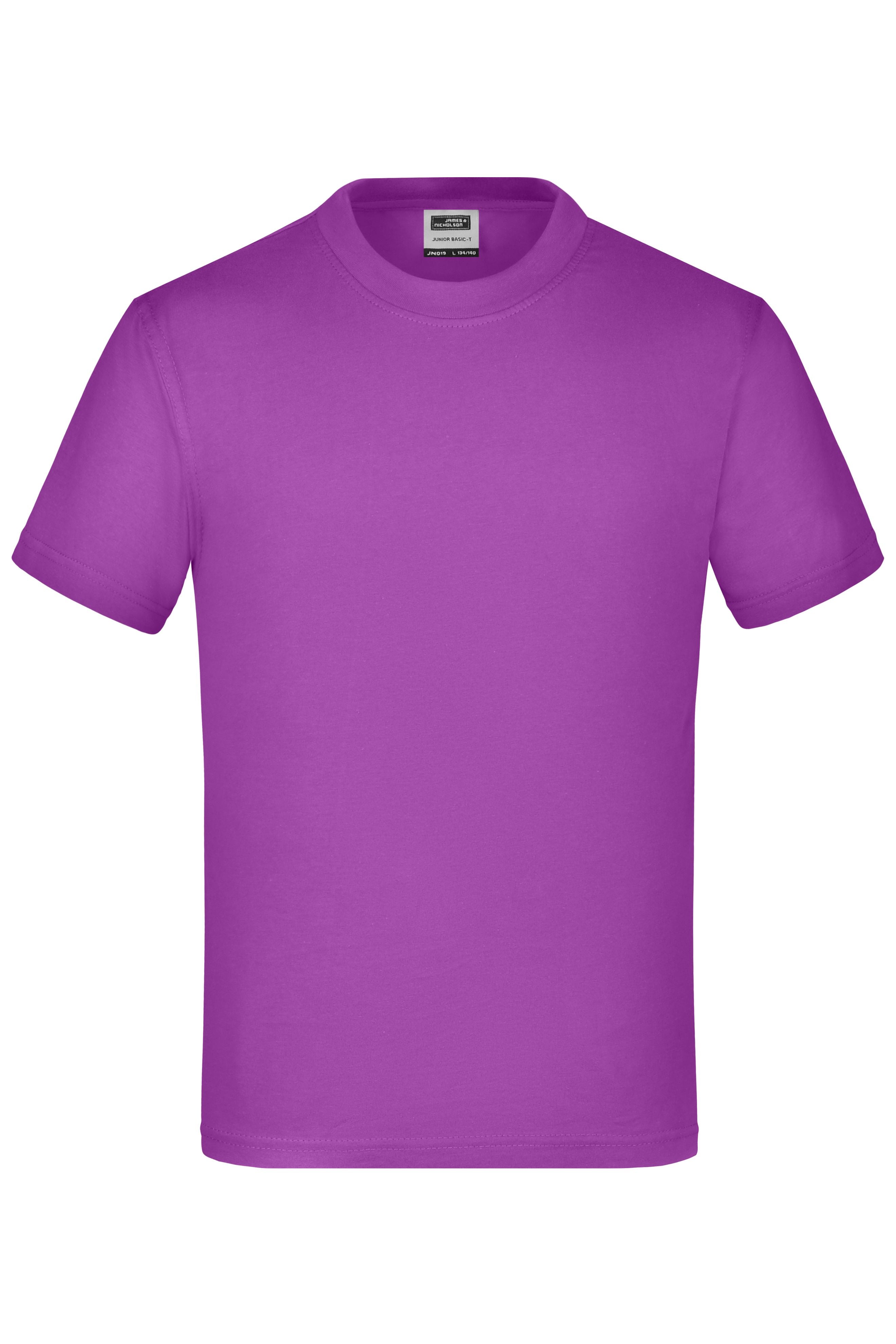 James & Nicholson Kinder T-Shirt purple