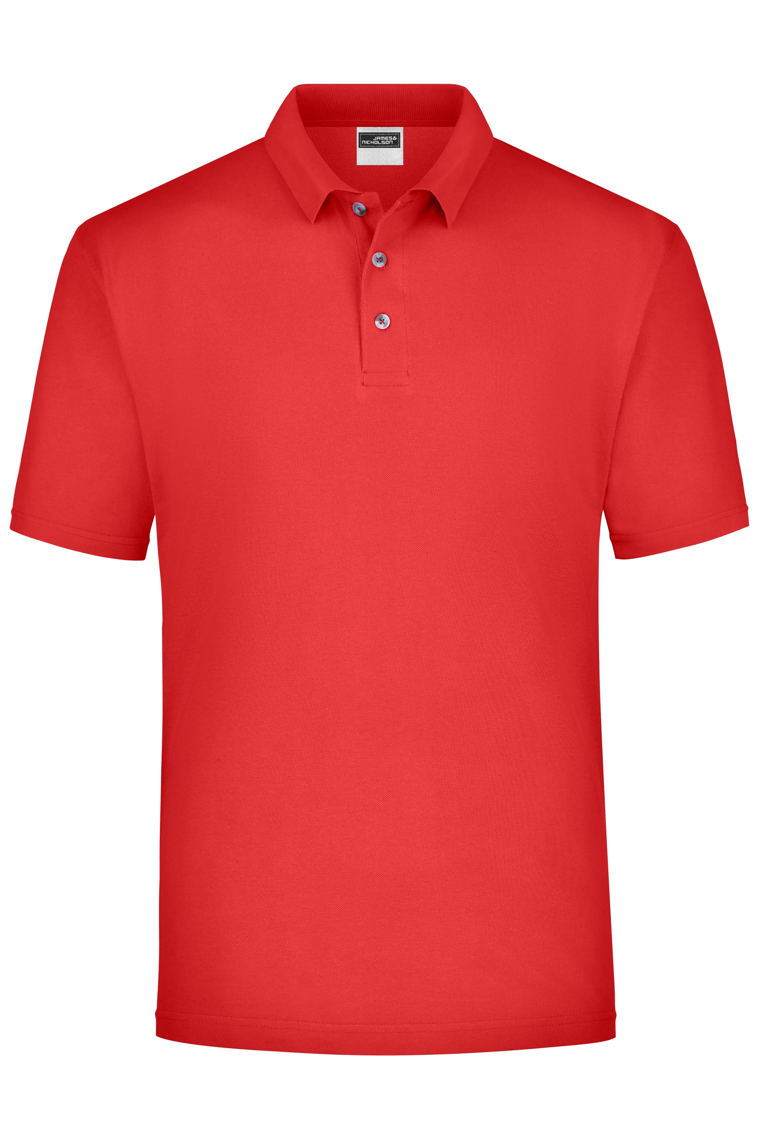 James & Nicholson Poloshirt red