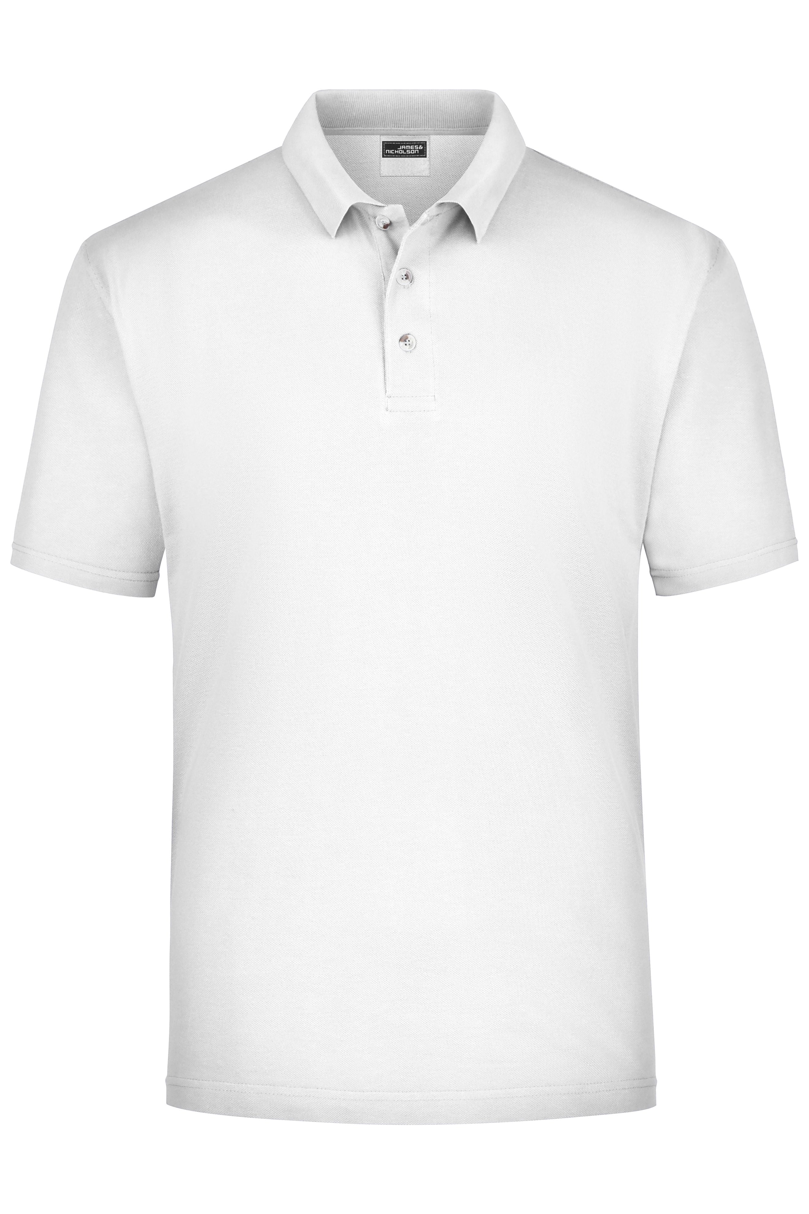 James & Nicholson Poloshirt white