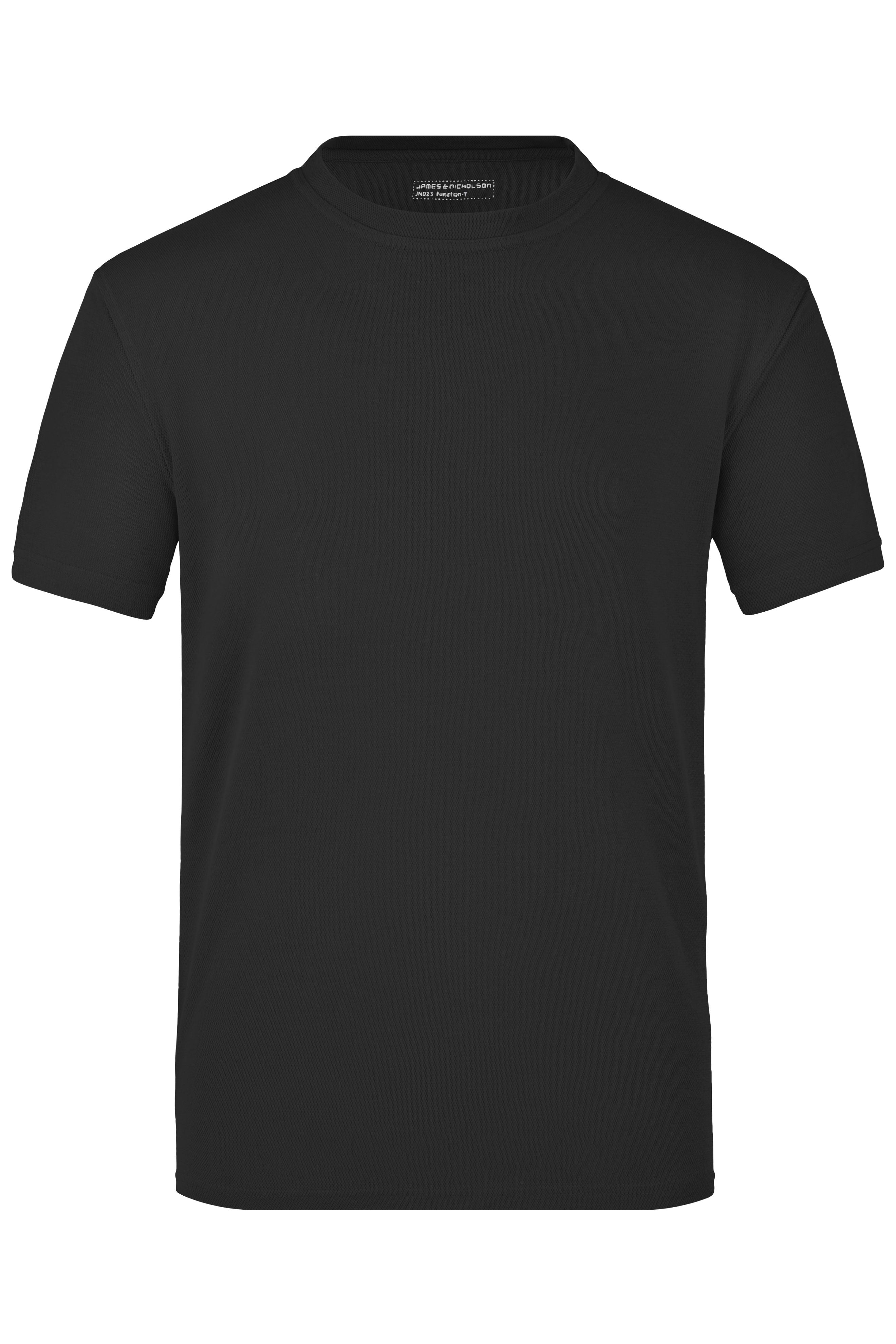 James & Nicholson CoolDry Funktions-T-Shirt black