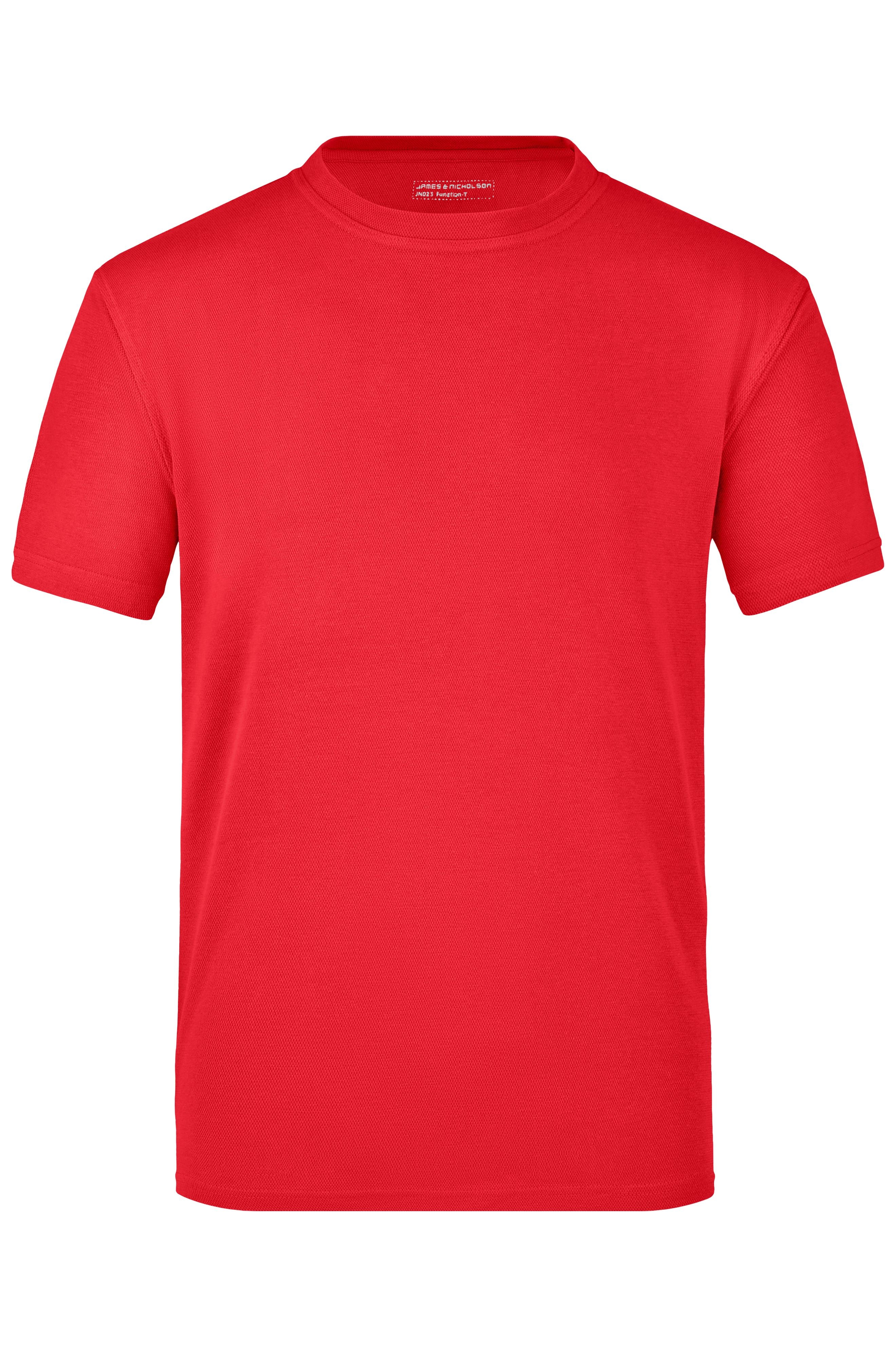 James & Nicholson CoolDry Funktions-T-Shirt red