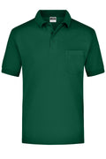 James & Nicholson Kurzarm Poloshirt mit Brusttasche dark-green