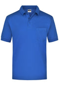 James & Nicholson Kurzarm Poloshirt mit Brusttasche royal