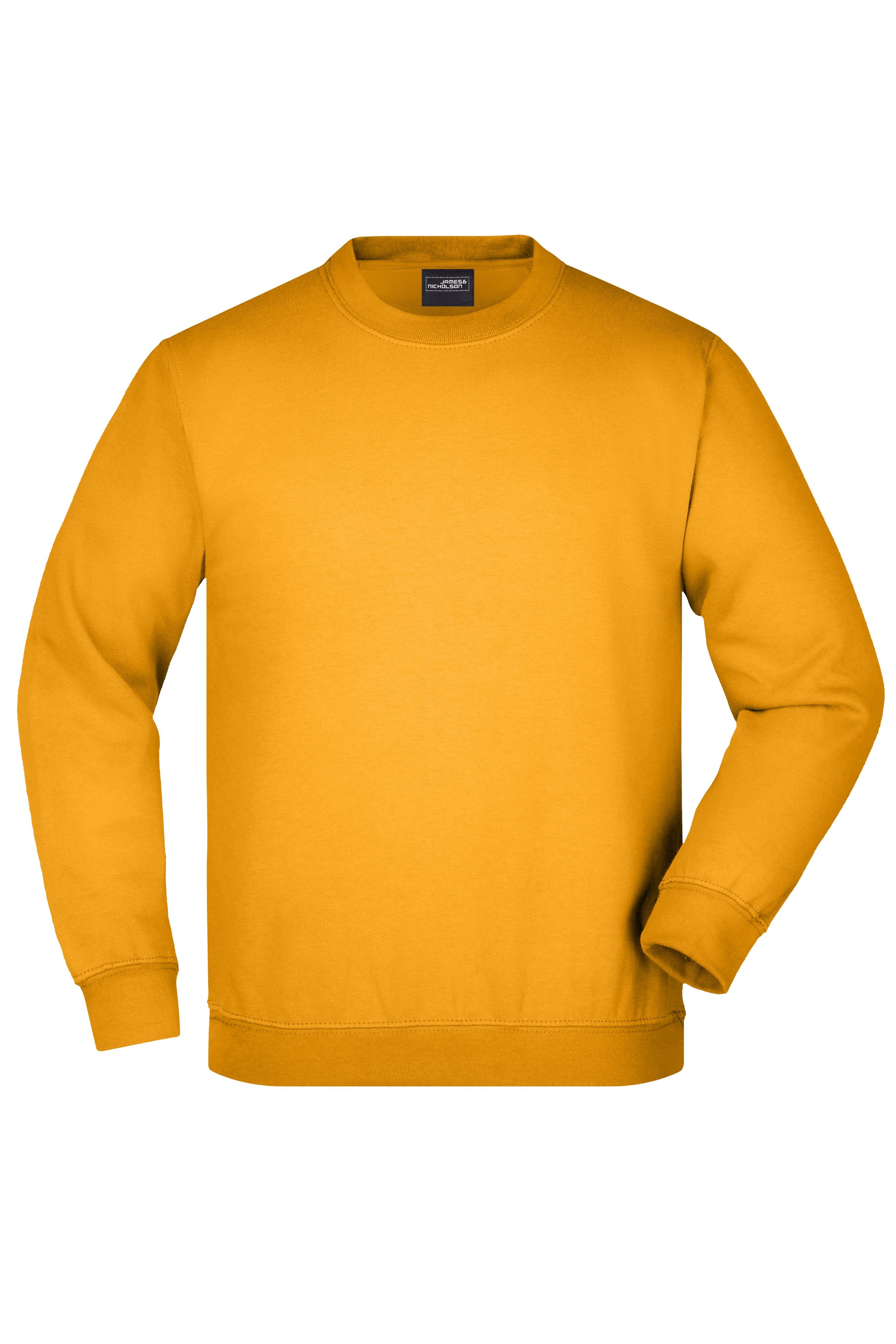 James & Nicholson Kinder Sweatshirt Pullover gold-yellow