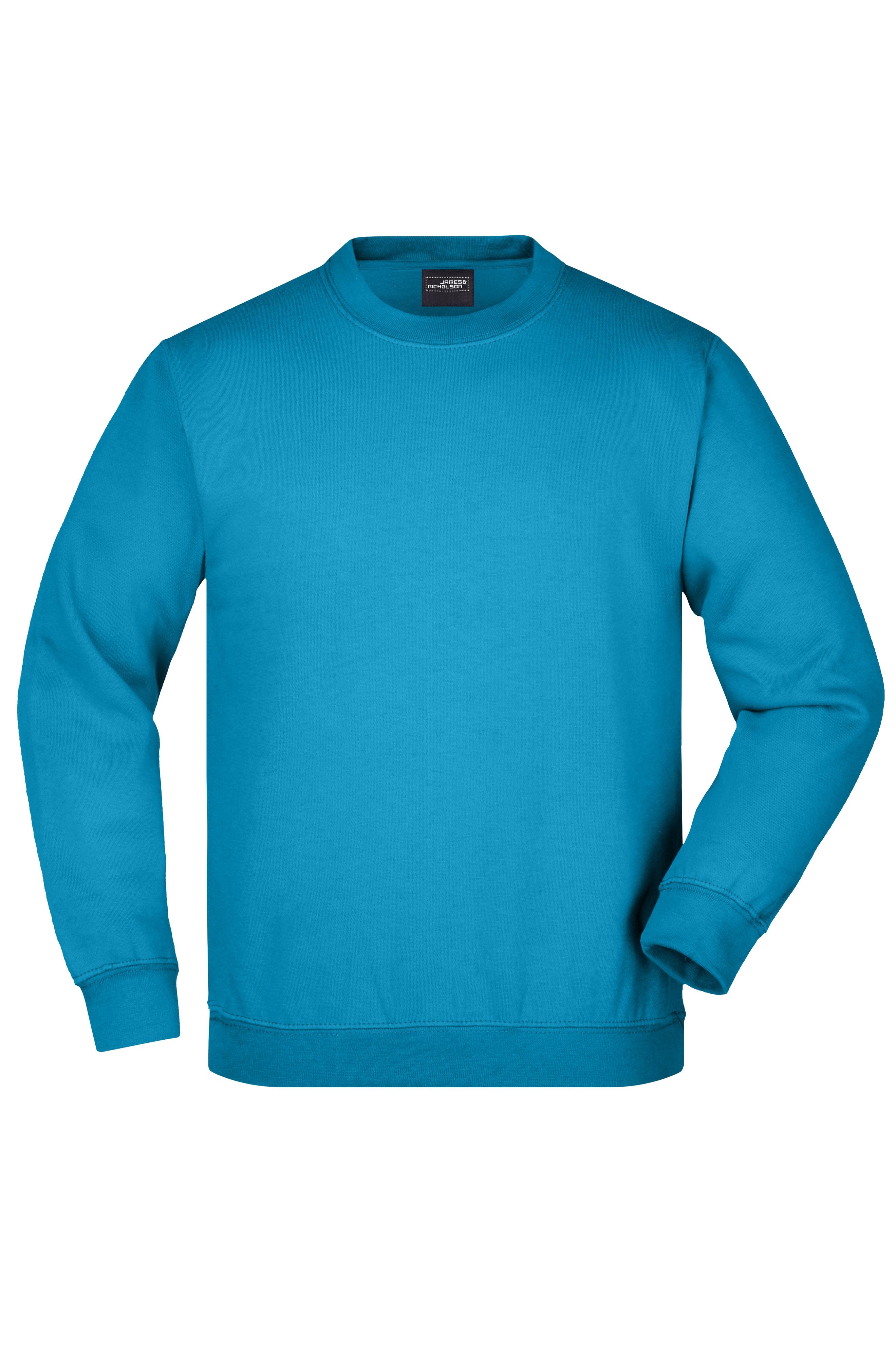 James & Nicholson Kinder Sweatshirt Pullover turquoise