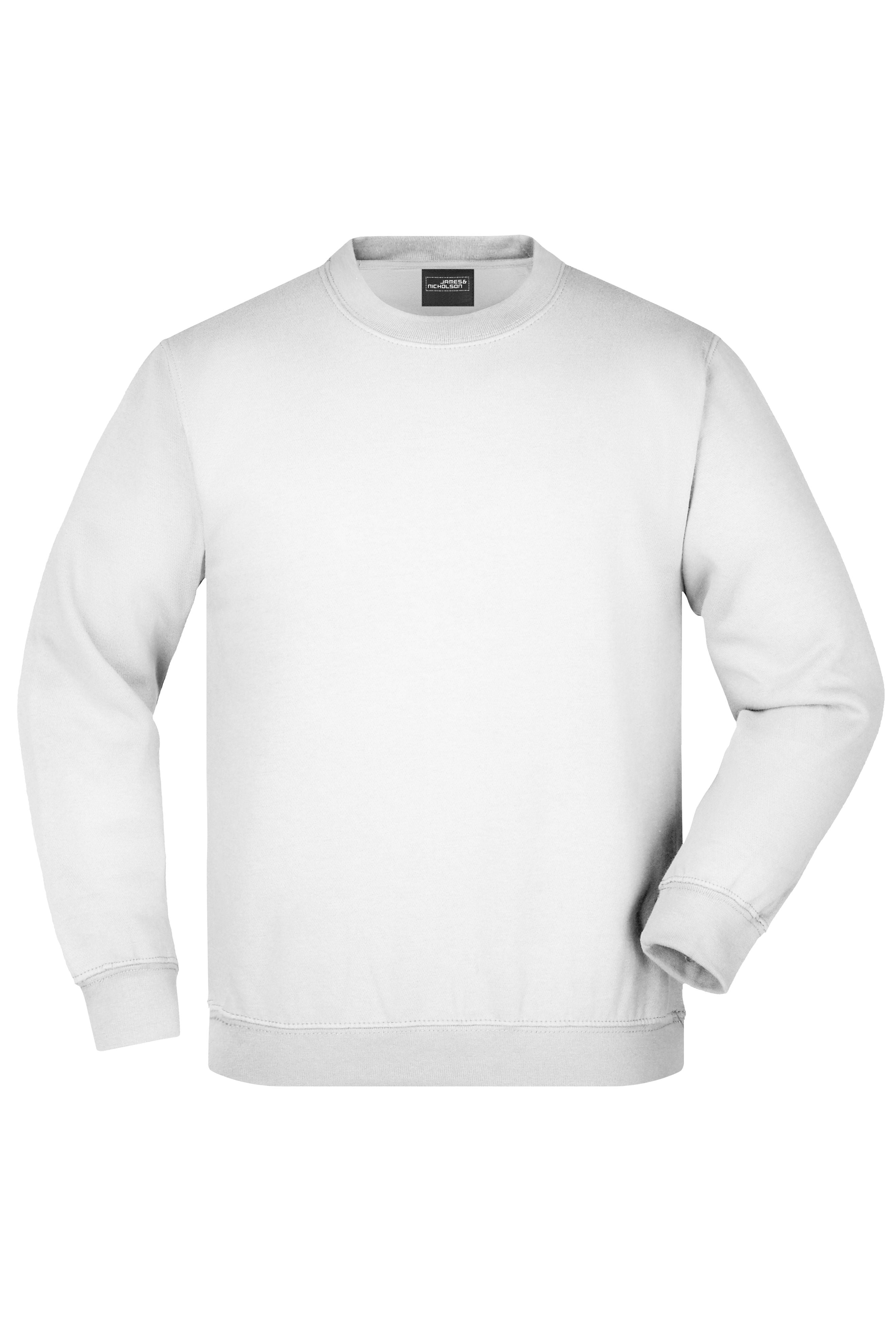 James & Nicholson Kinder Sweatshirt Pullover white