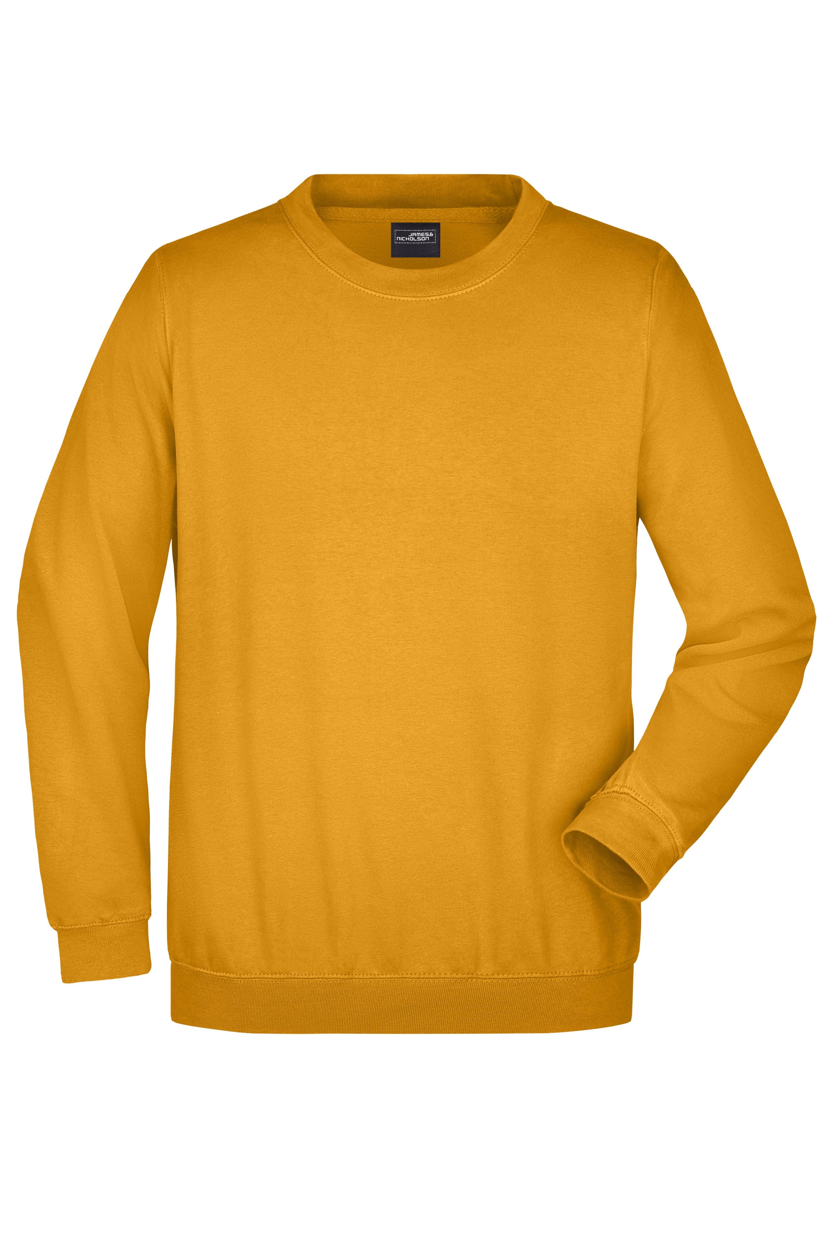James & Nicholson Sweatshirt Pullover gold-yellow