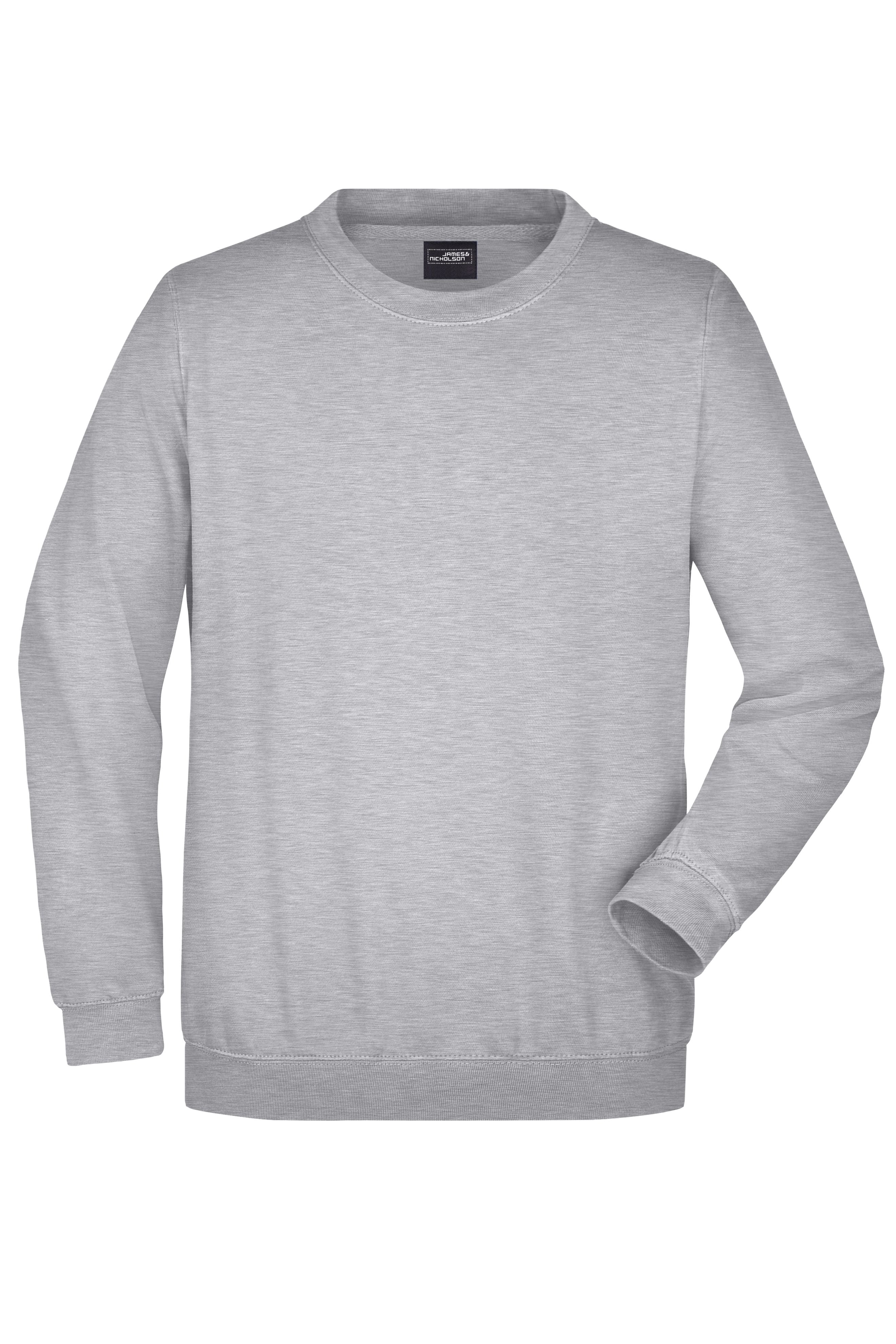 James & Nicholson Sweatshirt Pullover grey-heather