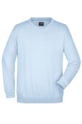 James & Nicholson Sweatshirt Pullover light-blue