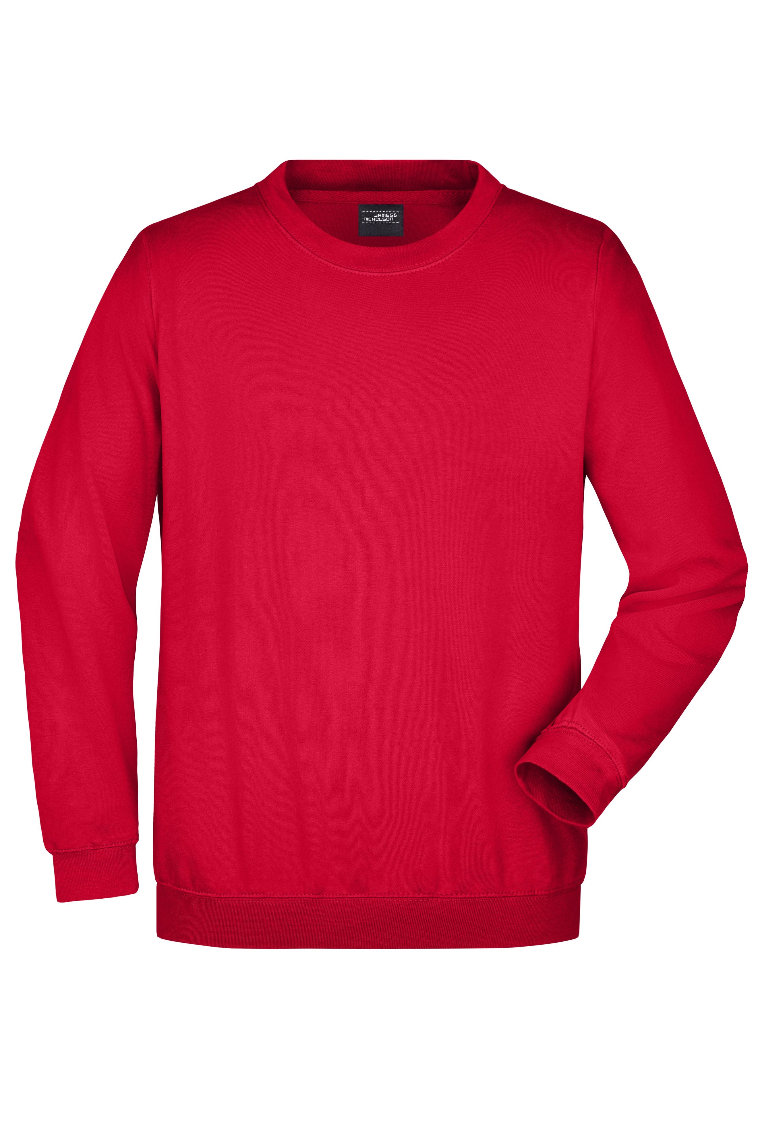 James & Nicholson Sweatshirt Pullover red