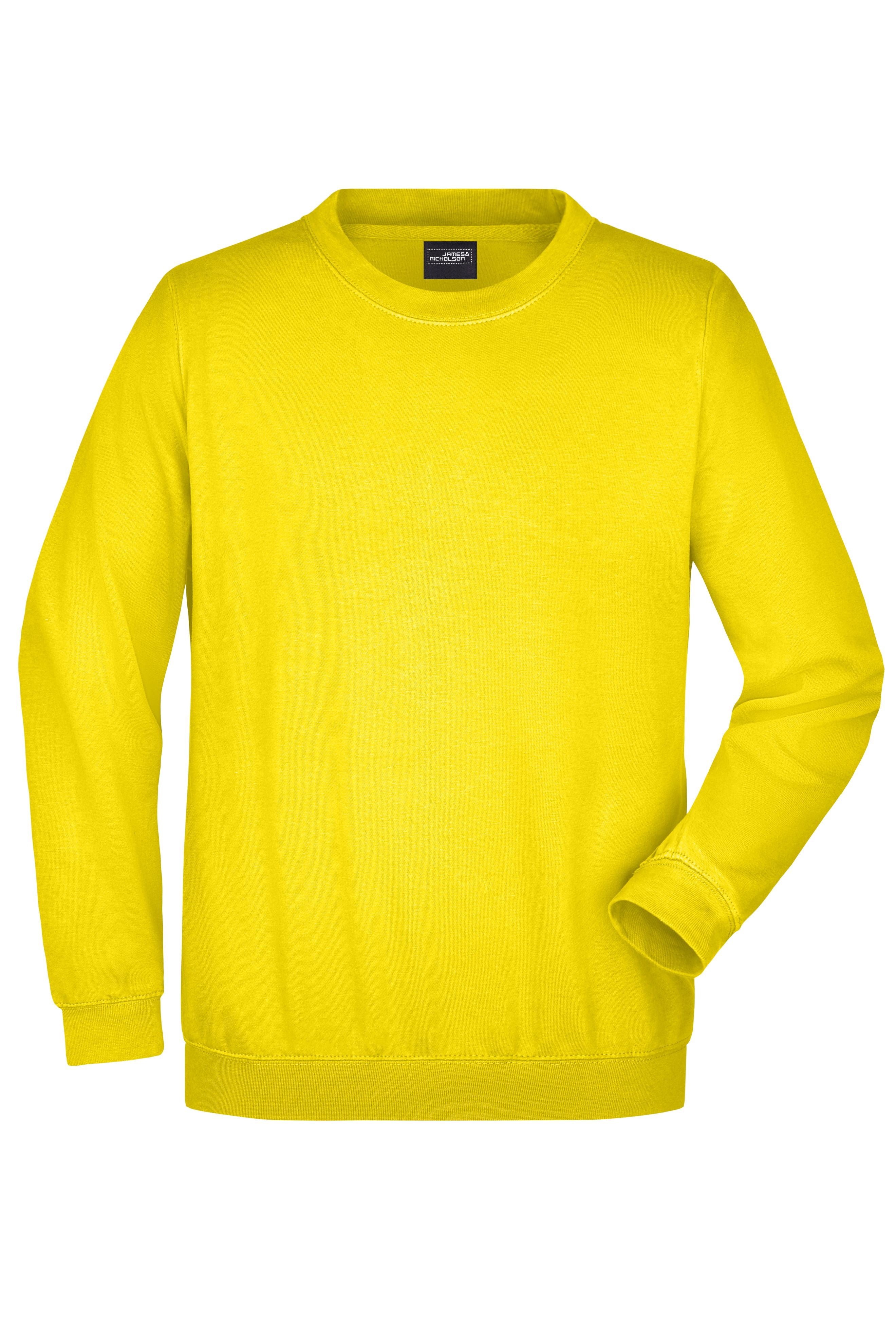 James & Nicholson Sweatshirt Pullover sun-yellow