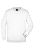 James & Nicholson Sweatshirt Pullover white