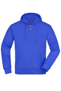James & Nicholson Herren Kapuzensweatjacke royal