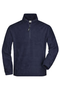James & Nicholson Half-Zip Fleecepullover navy