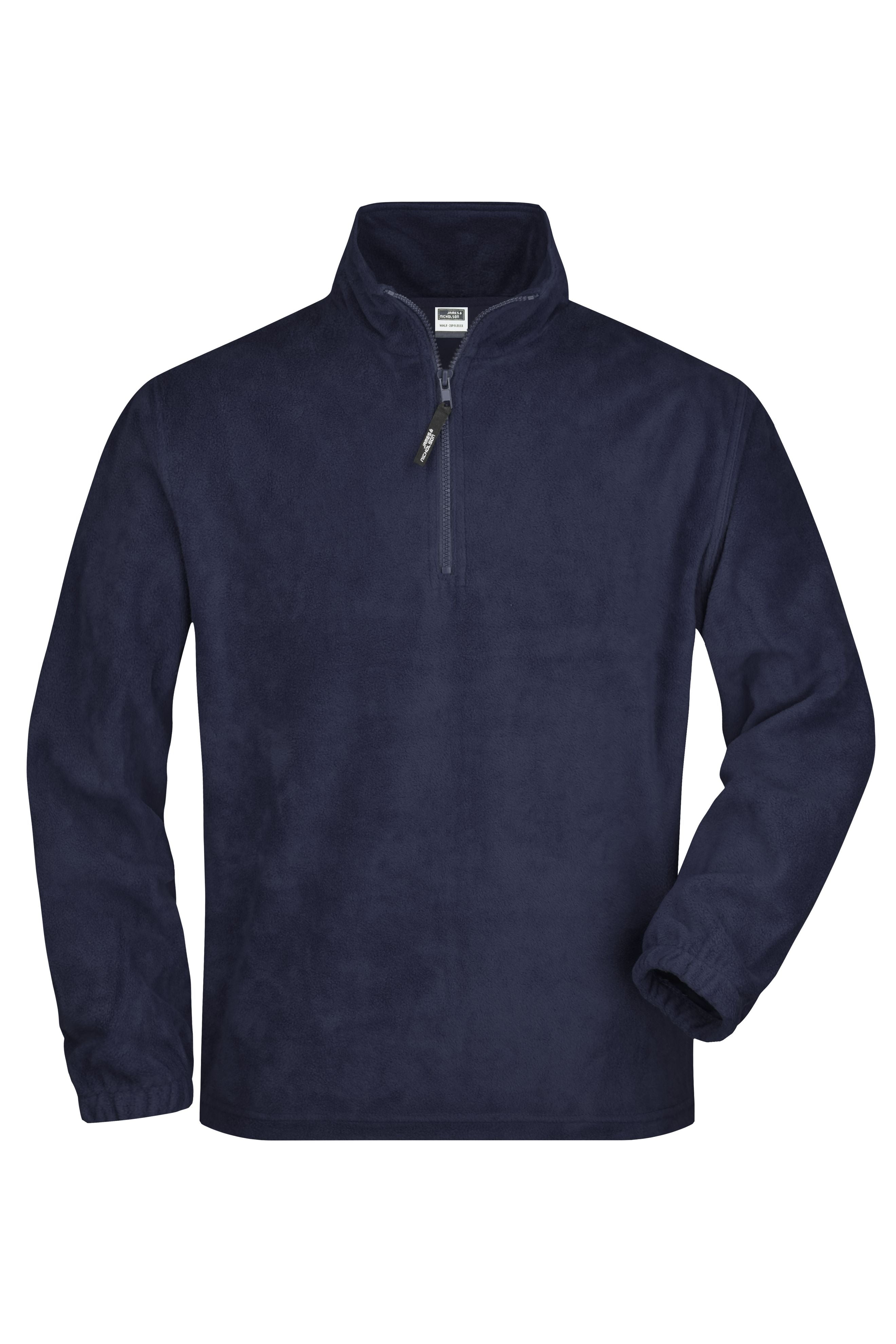 James & Nicholson Half-Zip Fleecepullover navy