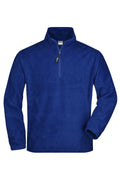 James & Nicholson Half-Zip Fleecepullover royal